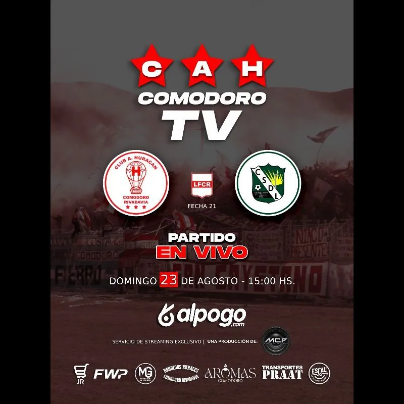 HURACÁN vs D. LAPRIDA | Fecha 21 LFCR 2026 1ra Div. | PARTIDO en VIVO | C.A.H Comodoro TV
