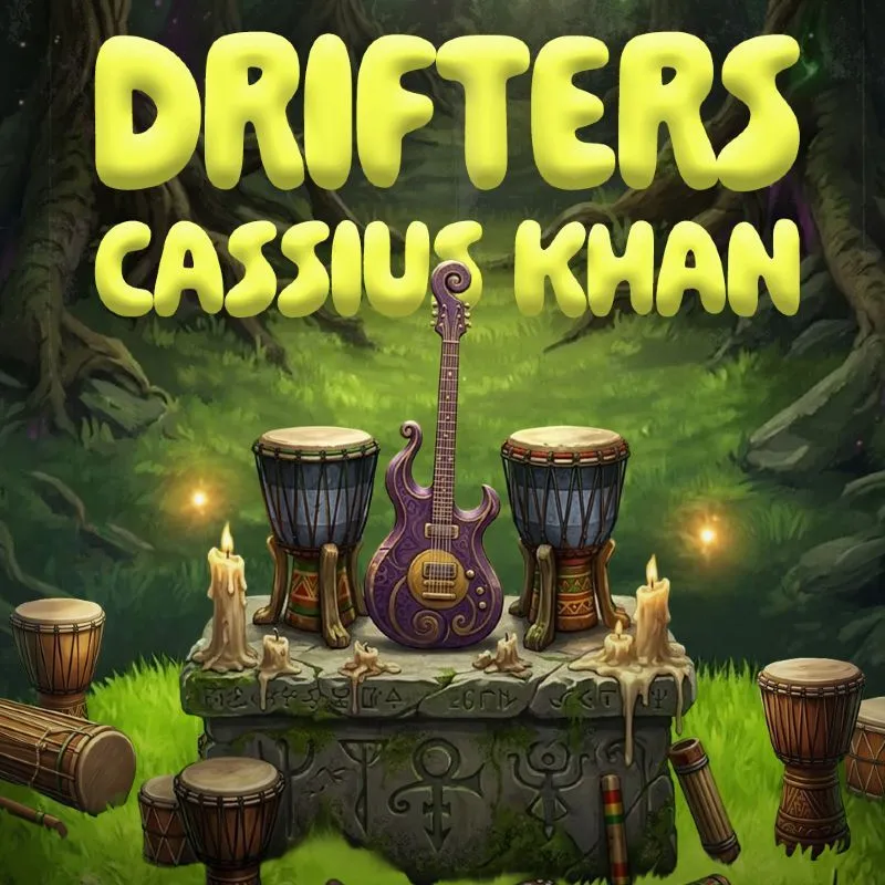 Flyer de Drifters y Cassius Khan en Quilmes