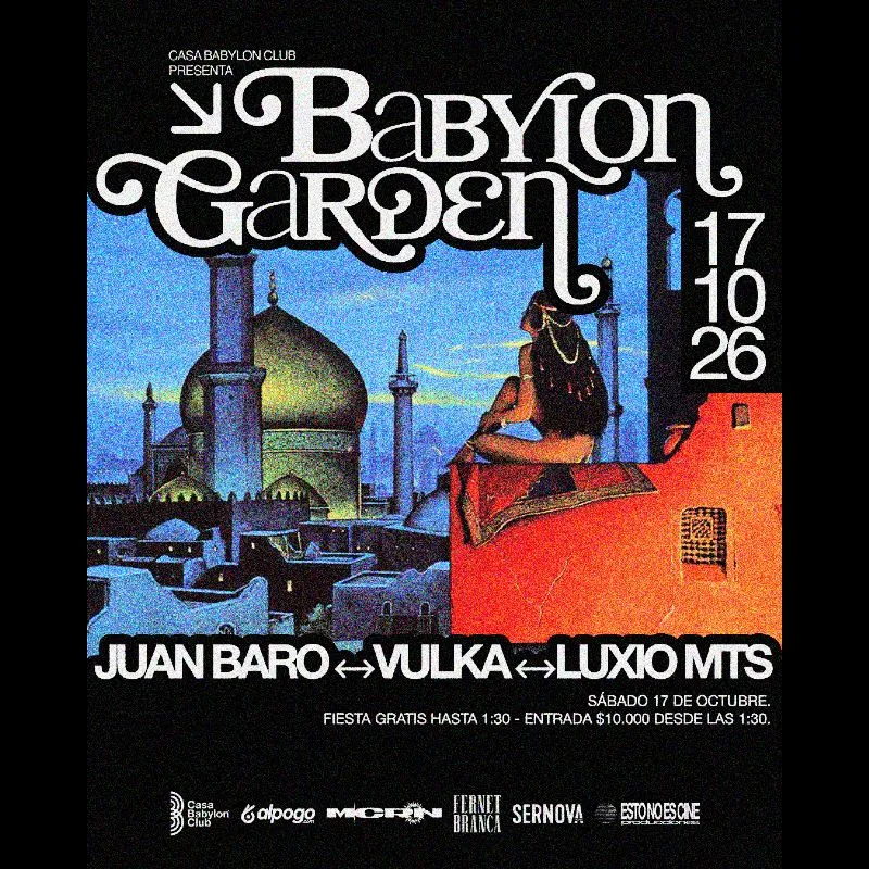 (GRATIS) BABYLON GARDEN | JUAN BARO + VULKA + LUXIO MTS