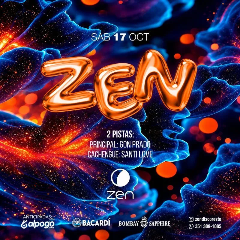 Flyer de ZEN DISCO | SAB 17 OCT