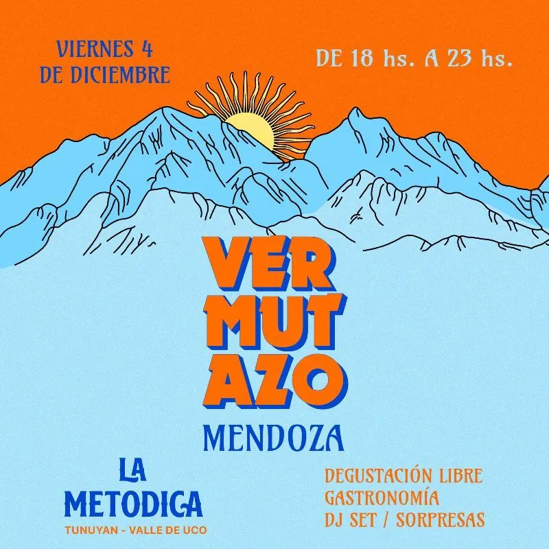 Flyer de VERMUTAZO MENDOZA