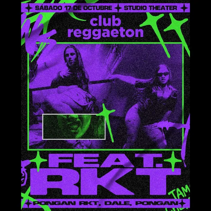 Flyer de Club Reggaetón