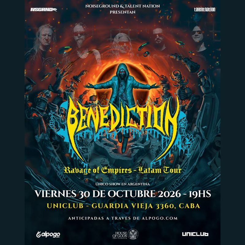 Benediction - 30 Octubre 2026 - Uniclub