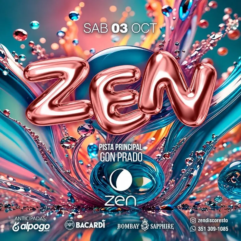 ZEN DISCO | SAB 03 OCT