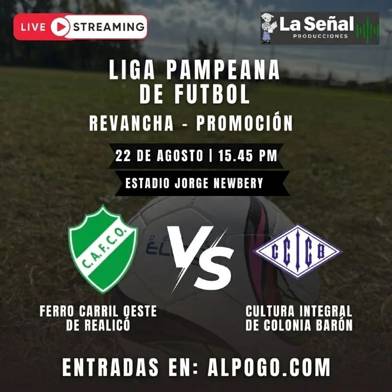 FERRO DE REALICO VS CULTURA INTEGRAL DE COLONIA BARON