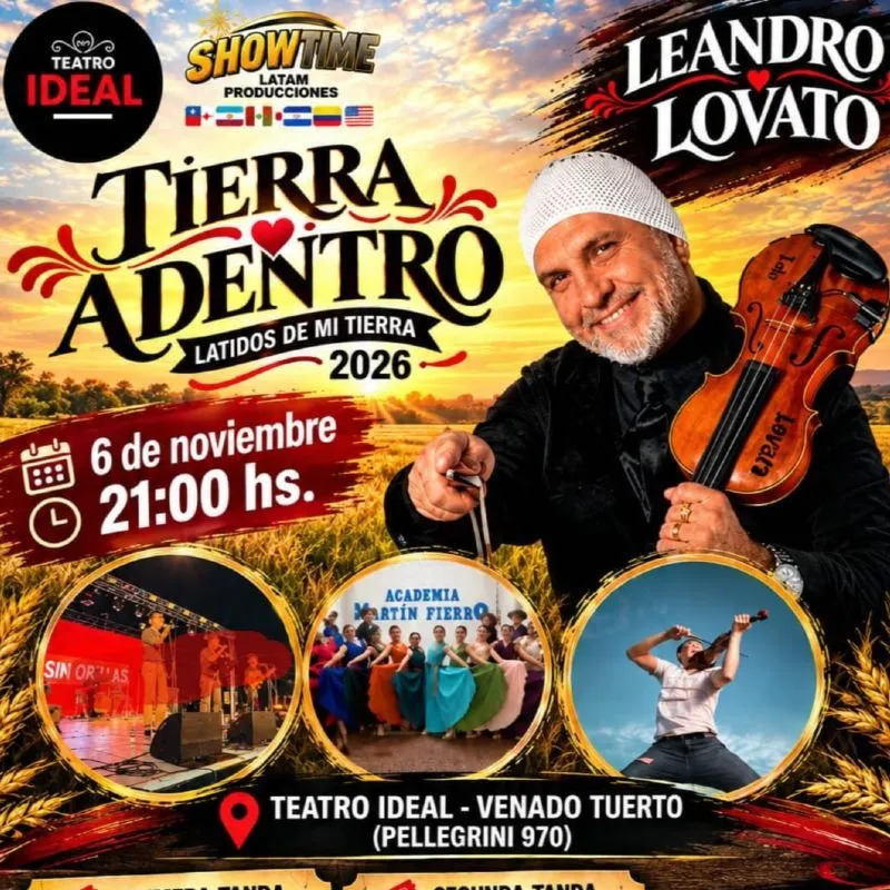 Flyer de TIERRA ADENTRO 2026 LATIDOS DE MI TIERRA