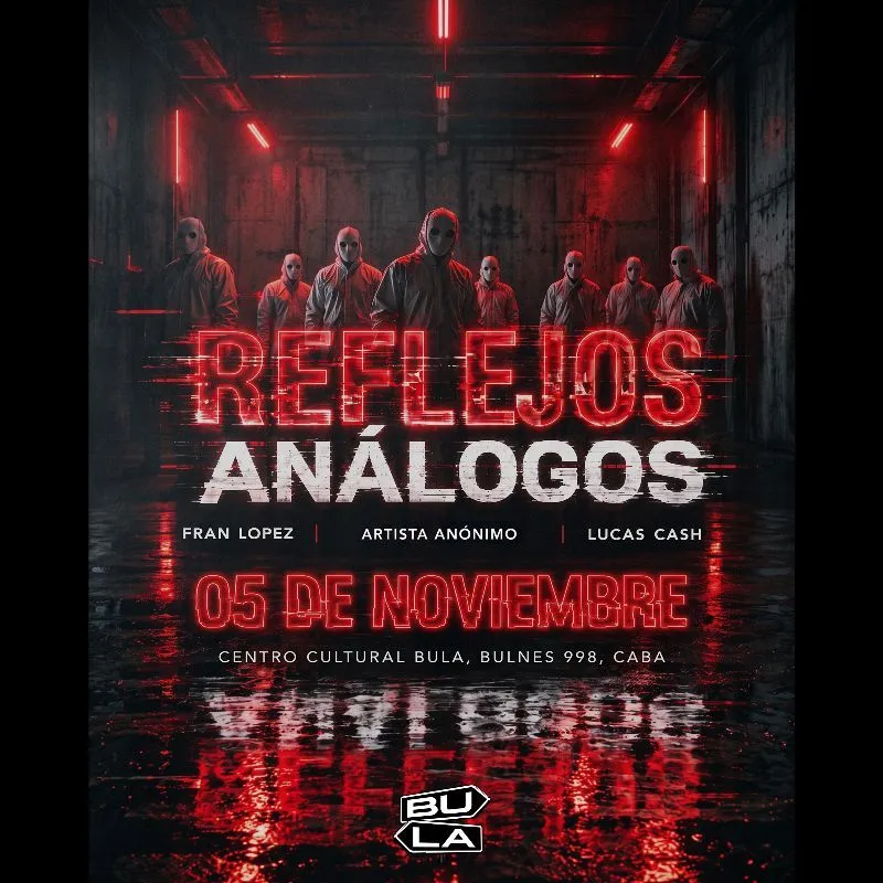Flyer de Reflejos Análogos