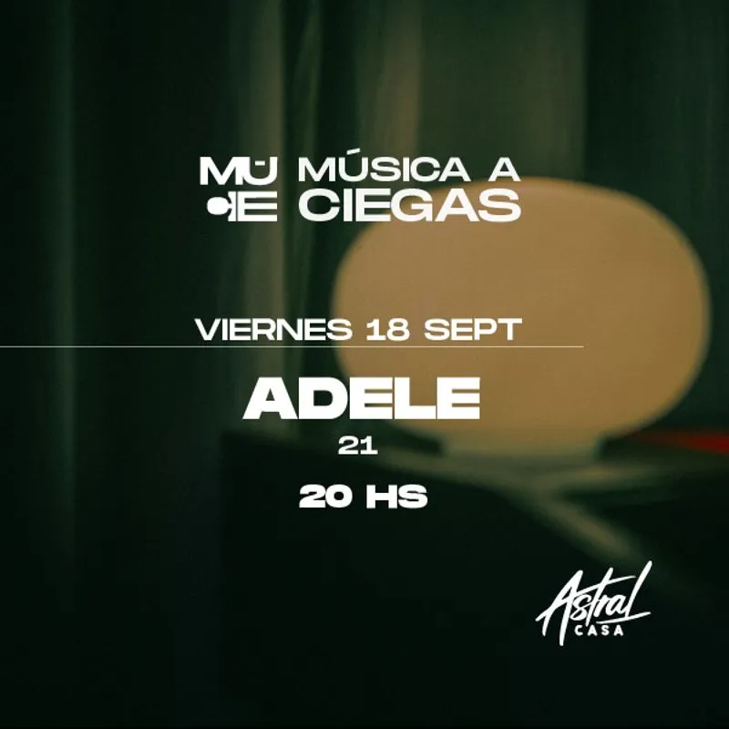 MUSICA A CIEGAS - ADELE