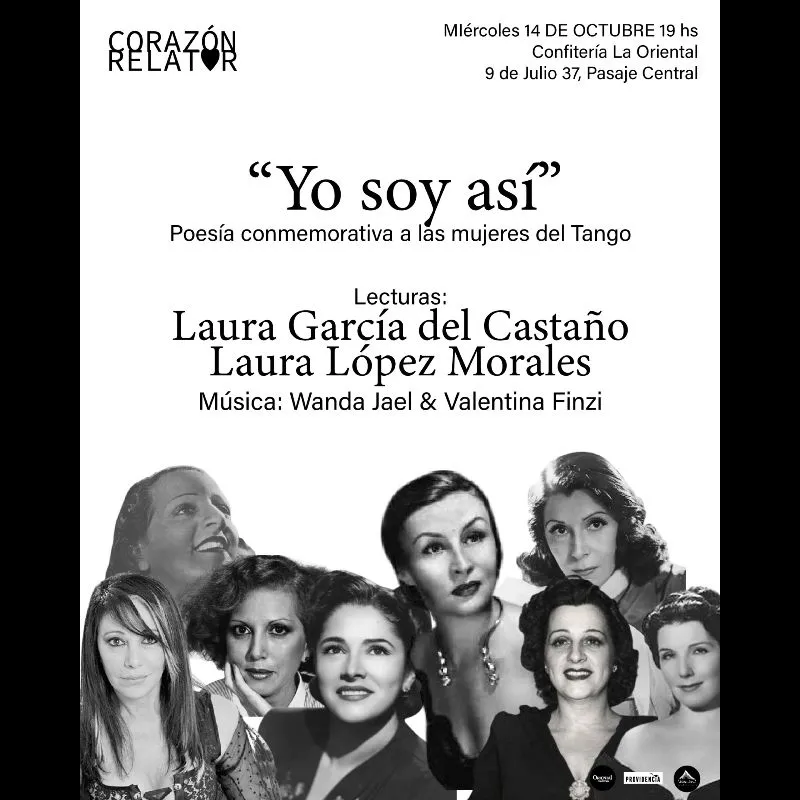 Corazón Relator especial Mujeres del Tango