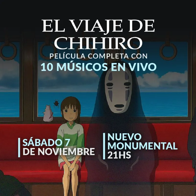 Flyer de El Viaje De Chihiro por Cápsula Producciones