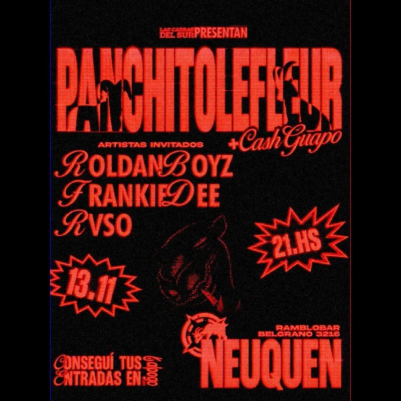Flyer de Panchitolefleur x Las cabras del sur