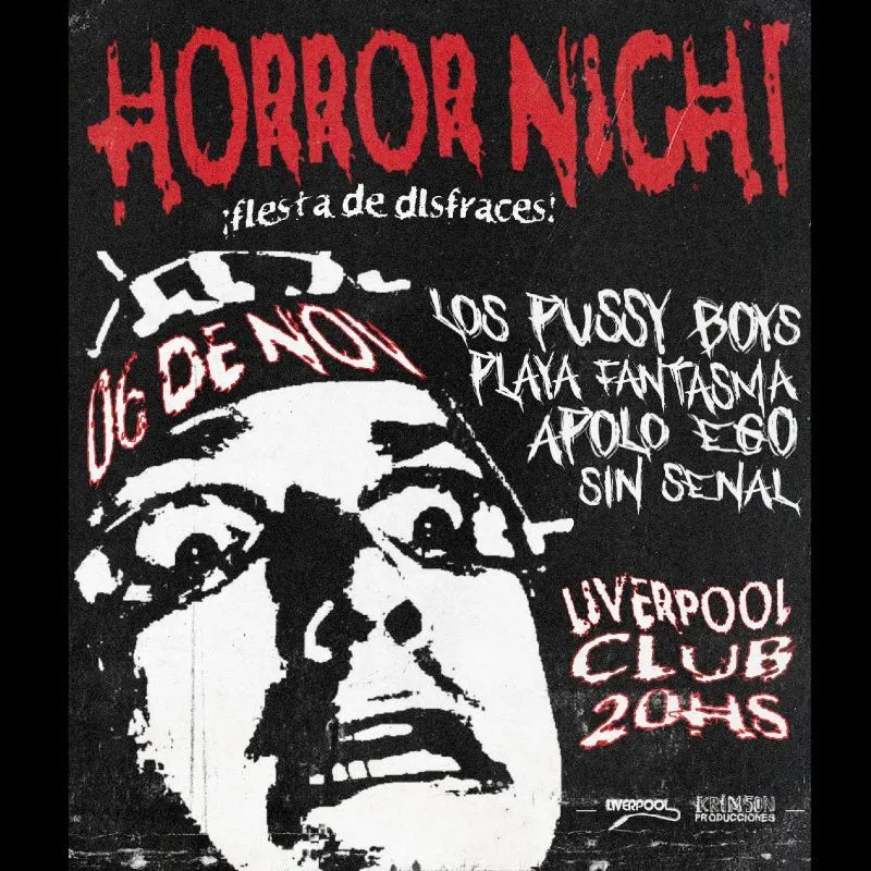 Flyer de HORROR NIGHT - KRIMSON