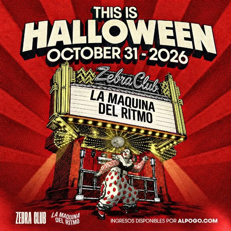 Flyer de HALLOWEEN - LA MAQUINA DEL RITMO 31/10