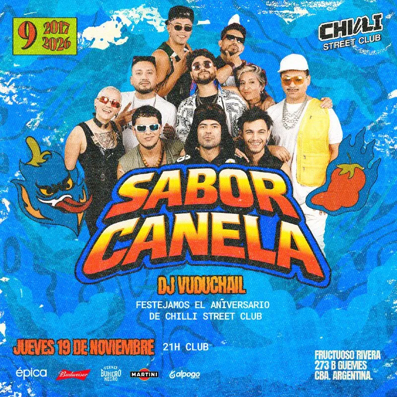 SABOR CANELA en Chilli Street Club