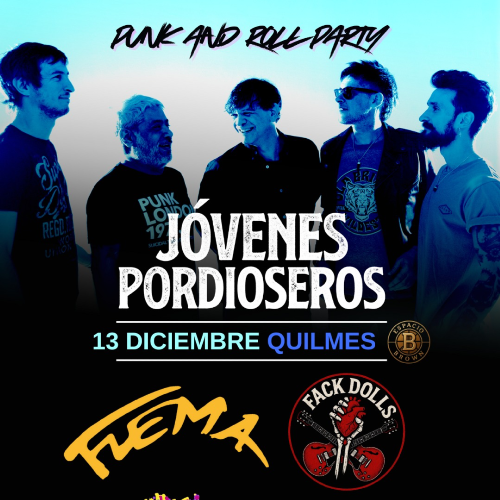 JOVENES PORDIOSEROS Y FLEMA - PUNK AND ROLL PARTY