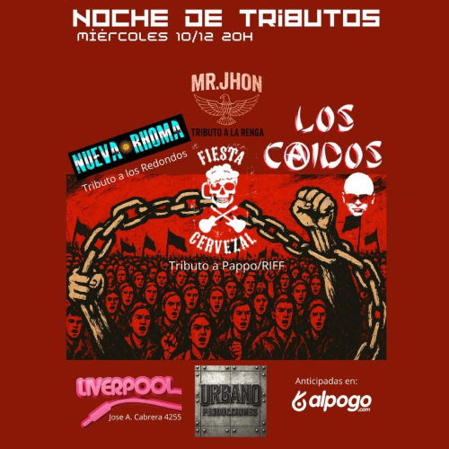 NOCHE DE TRIBUTOS - HOMENAJES AL ROCK NACIONAL