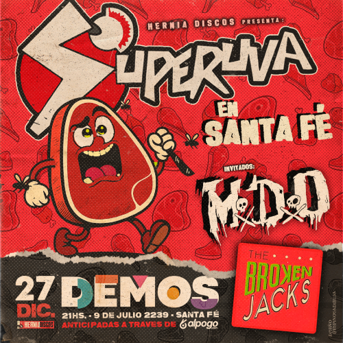 Superuva, MDO y Broken Jack en DEMOS de Santa Fe