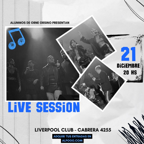 Live session muestra de canto