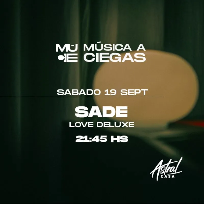 MUSICA A CIEGAS - SADE