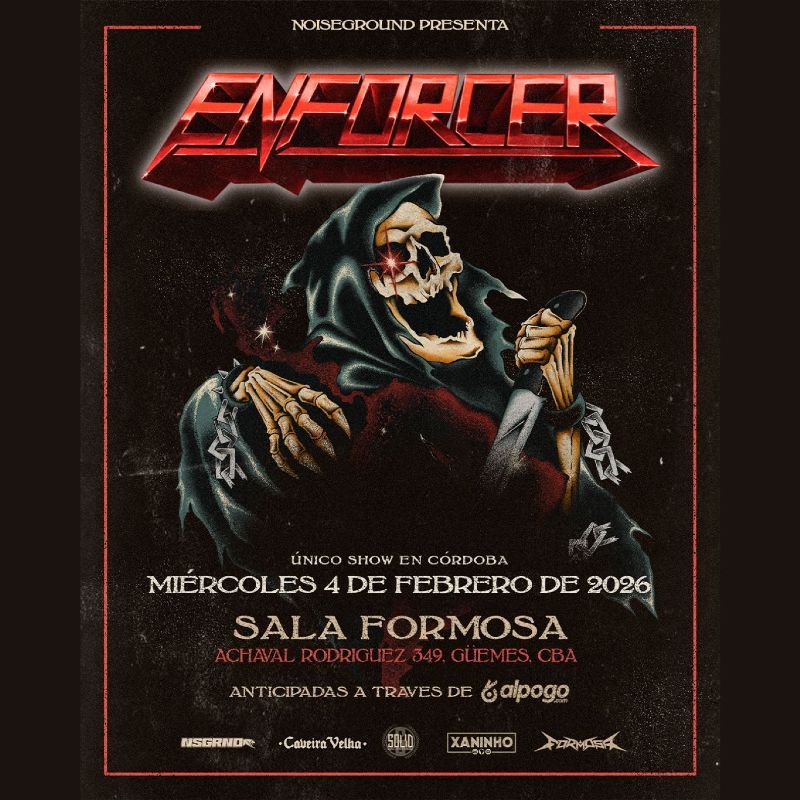 ENFORCER - Unico show en Cordoba en Sala Formosa