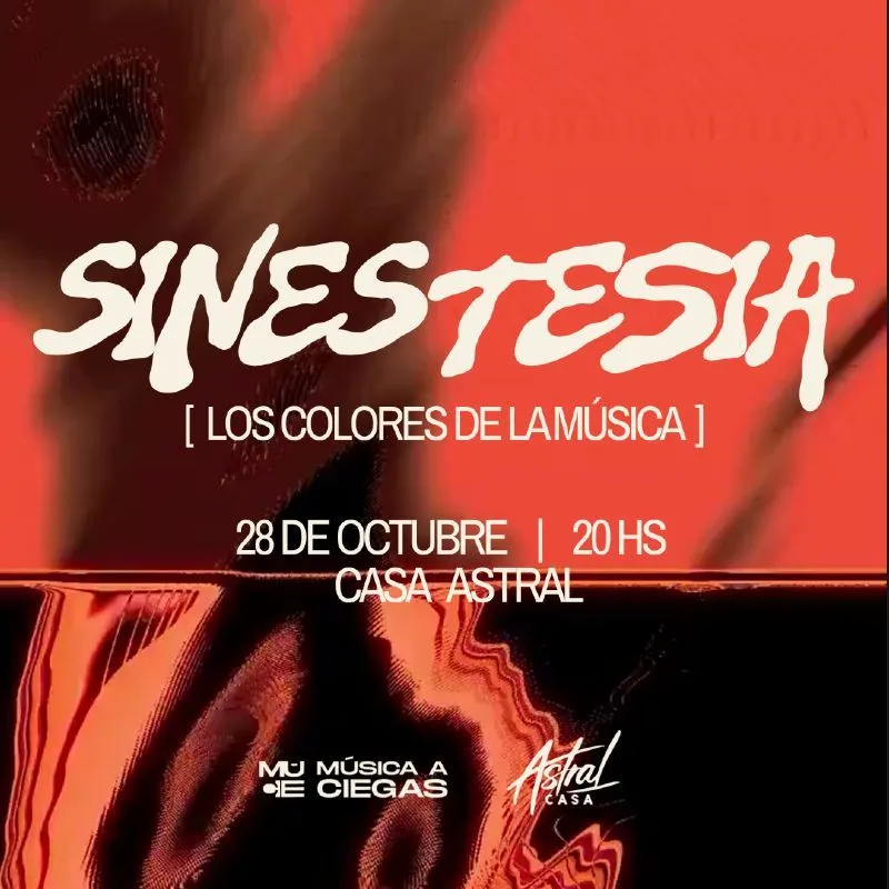 Flyer de SINESTESIA
