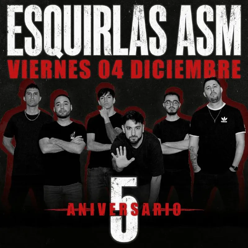 Flyer de Esquirlas ASM