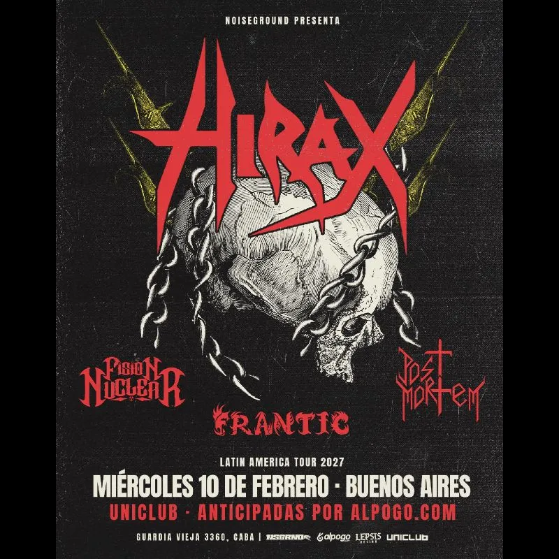 Flyer de Hirax