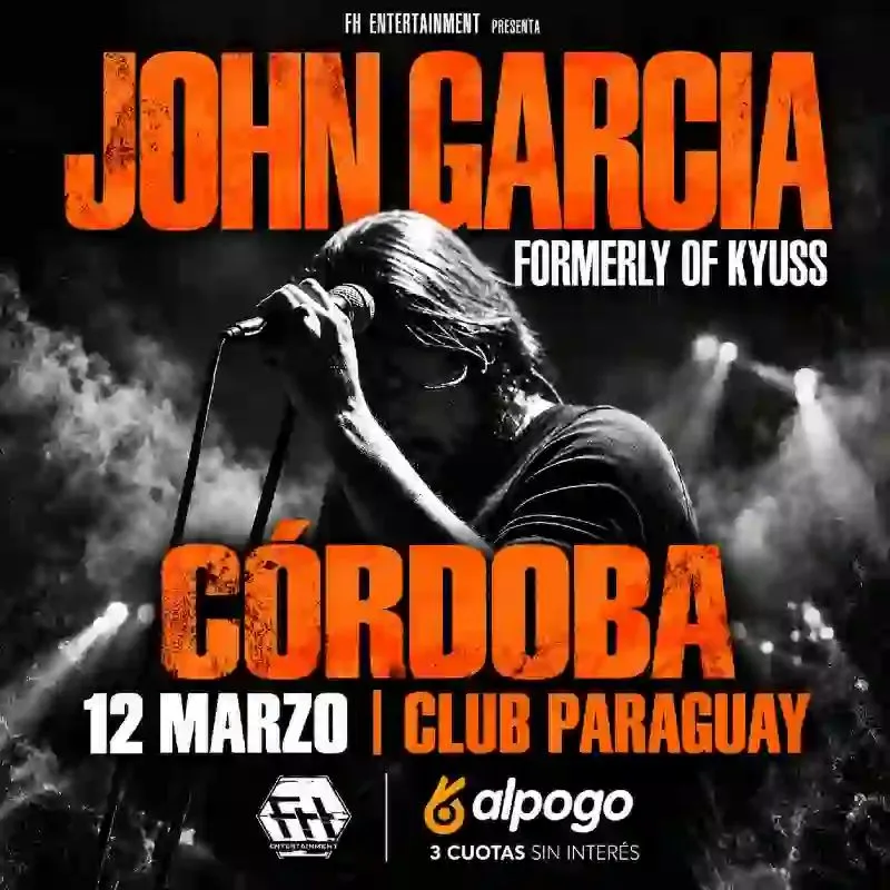 Flyer de JOHN GARCIA (KYUSS)